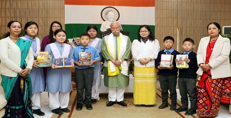 Arunachal: Governor Donates Library Books to Oju Mission Children