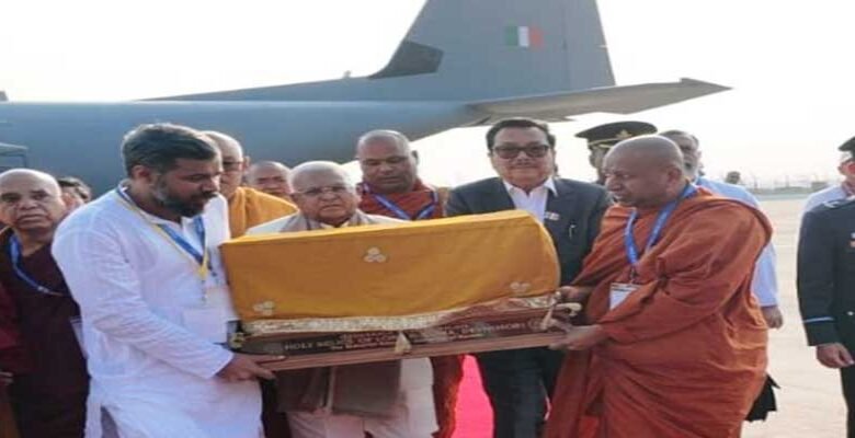 Holy Buddha Relics Return to India After Ceremony