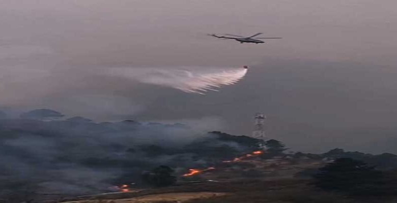 IAF Battles Wildfires in Arunachal and Nagaland