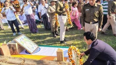 Arunachal: Last Rites of HC Chow Chikseng Manpang Held at Namsai