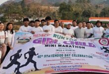 Lower Siang DA organises “Run for Girl Child” mini marathon at Likabali ahead of Arunachal’s 40th Statehood Day, promoting gender equality and girl child empowerment.