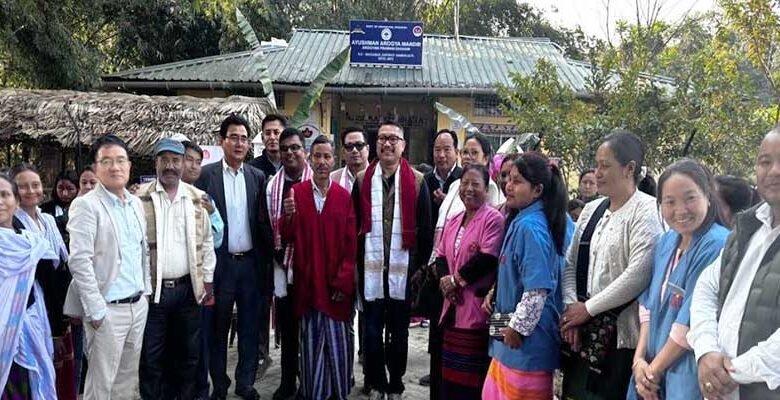 Ayushman Arogya Mandir at Bhogamur inaugurated by MLA Chau Zingnu Namchoom as NQAS assessment highlights progress in rural healthcare services in Namsai.