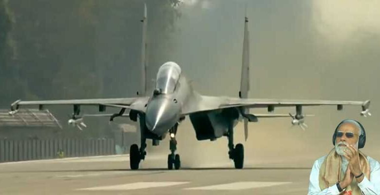 Assam: PM Modi Witnesses Air Power Display in Dibrugarh