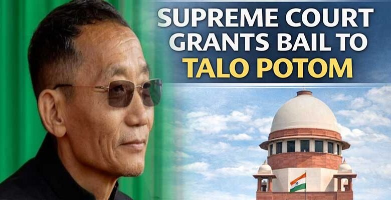SC Restores Bail for Talo Potom in Suicide Case