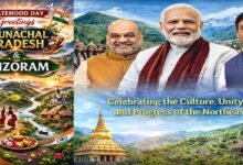 Leaders Extend Statehood Day Wishes to Arunachal, Mizoram