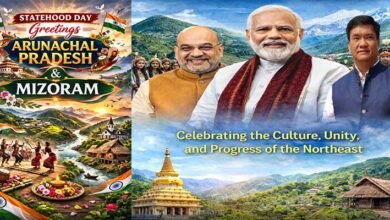 Leaders Extend Statehood Day Wishes to Arunachal, Mizoram