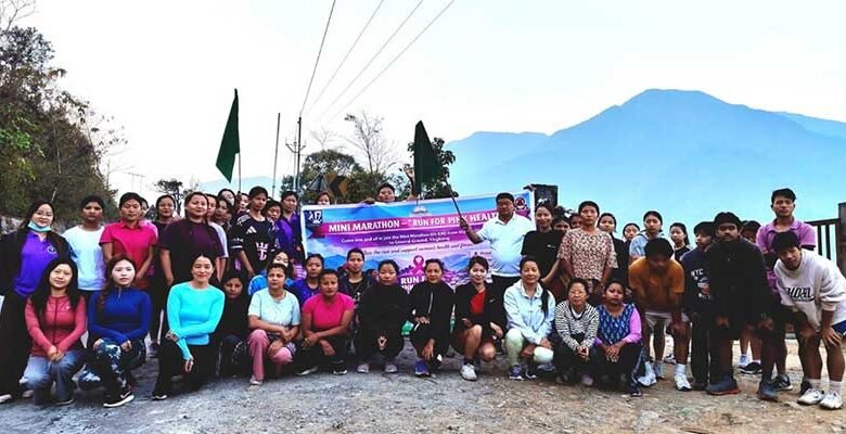 Arunachal: 5KM Marathon Promotes Women’s Health in Yingkiong