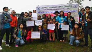 Arunachal University Holds Rural Immersion Camp