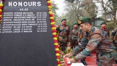 Assam Rifles Honours Fallen Soldiers in Khonsa