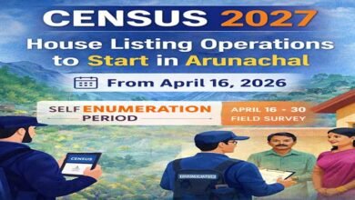 Census 2027 House Listing to Begin in Arunachal
