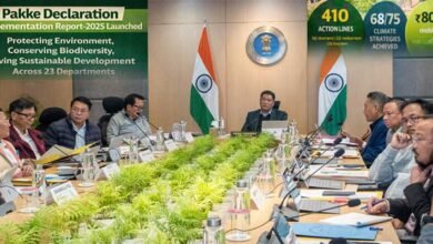 Arunachal: Cabinet launches the Pakke Declaration Implementation Report–2025