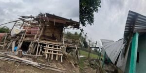 Arunachal: Hailstorm Damages Homes in Banderdewa