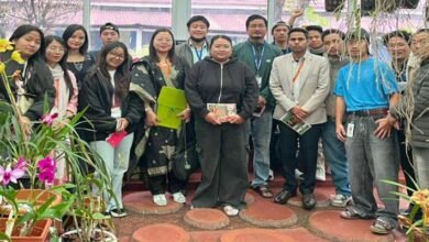 Arunachal: Himalayan University Students Visit Orchid Centre inTippi