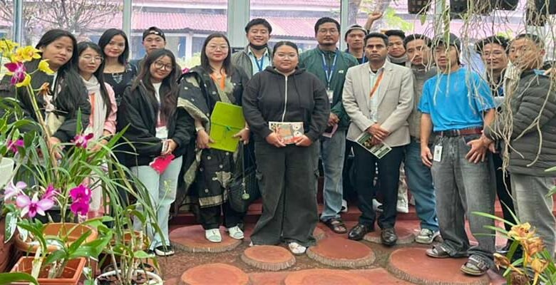 Arunachal: Himalayan University Students Visit Orchid Centre inTippi