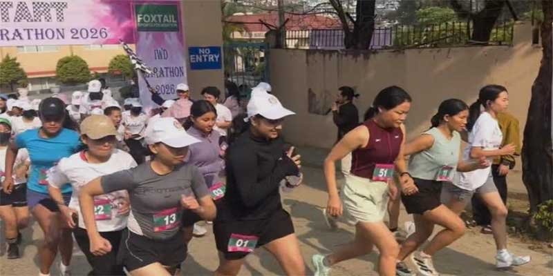 Itanagar Hosts Marathon Ahead of Women’s Day