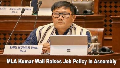 Arunachal: MLA Kumar Waii Raises Job Policy in Assembly