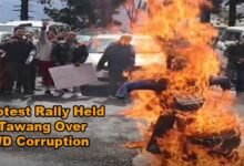 Arunachal: Protest Rally Held in Tawang Over PWD Corruption