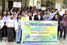 Arunachal: RGU Holds Recycling Awareness Campaign on Campus