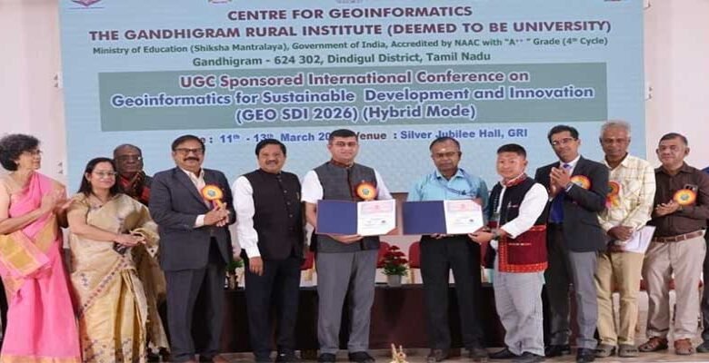 Saint Claret College Ziro signed an MoU with Gandhigram Rural Institute to promote collaboration in geoinformatics, GIS, environmental studies and research.