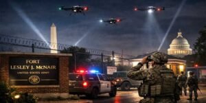 Unidentified Drones Fly Over US Military Base