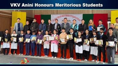Arunachal: VKV Anini Honours Meritorious Students