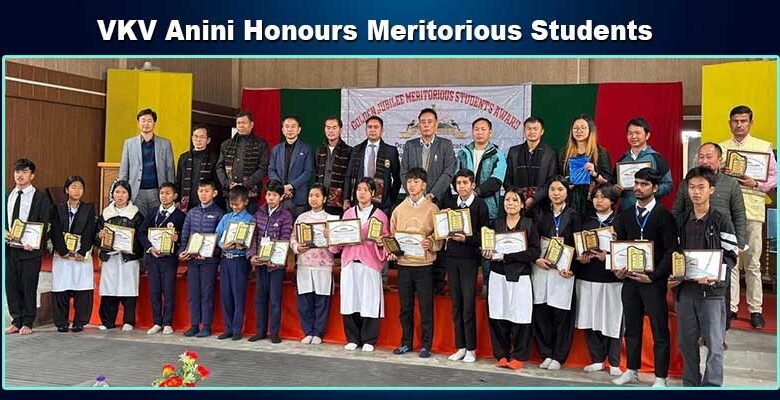 Arunachal: VKV Anini Honours Meritorious Students