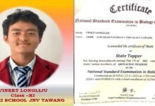 Arunachal: Tawang's Vineet Longliju Emerges NSEB State Topper