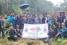 Arunachal: World Water Day Marked with Plantation in Likabali