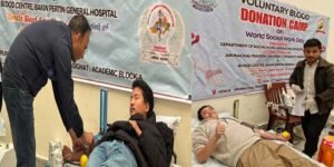 Arunacha: Blood Donation Camp Held at APU Pasighat