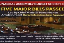 Arunachal Assembly Passes Five Key Reform Bills