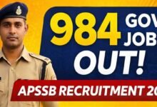 APSSB Announces 984 Vacancies for Uniformed Services in Arunachal Pradesh