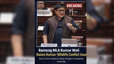 Arunachal: Kumar Waii Raises Human–Wildlife Conflict Issue in Assembly