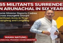 165 Militants Surrender in Arunachal in Six Years