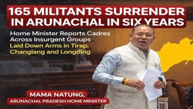 165 Militants Surrender in Arunachal in Six Years
