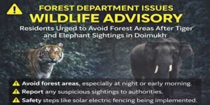 Arunachal: Wildlife Alert Issued After Tiger Sighting in Doimukh