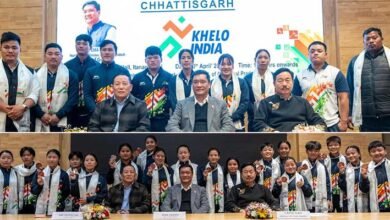 Arunachal Shines at Khelo India Tribal Games, CM Felicitates Winning State Contingent