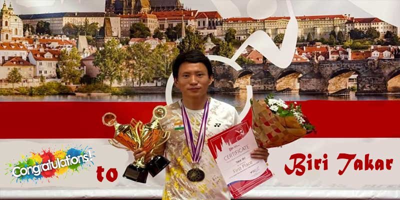 Arunachal: Biri Takar Wins Double Gold at Czechia Para Event