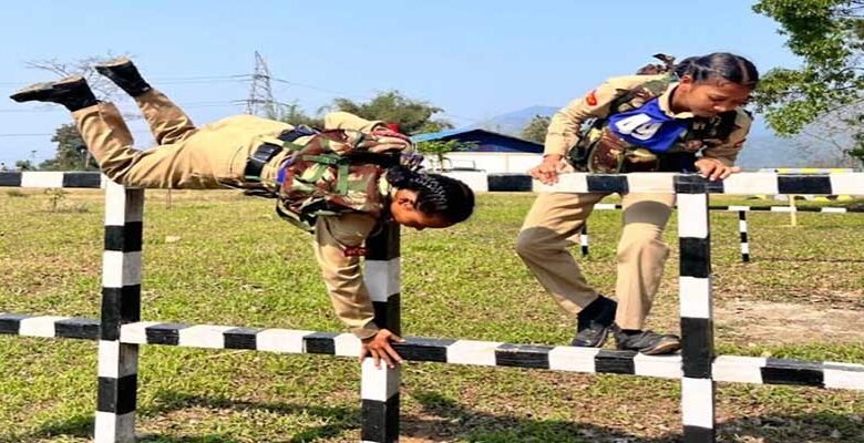 Arunachal: Cadets Trained in Military Skills at Doimukh