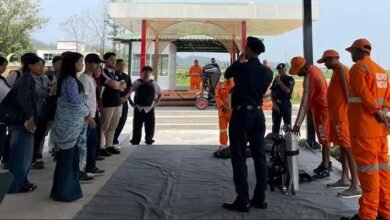 Arunachal: Disaster Training for RGU Students at NDRF Campus