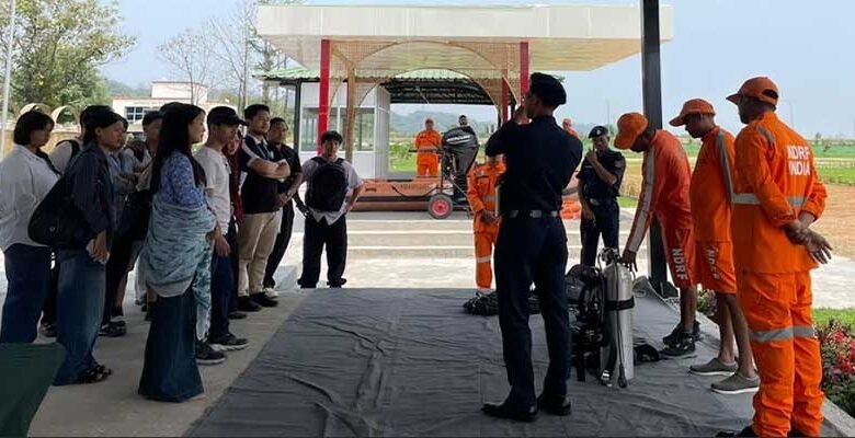 Arunachal: Disaster Training for RGU Students at NDRF Campus