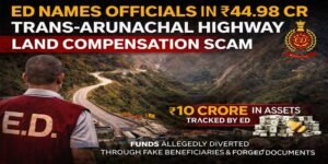 Arunachal: ED Files Fresh Charges in Rs 44.98 Cr TAH Scam
