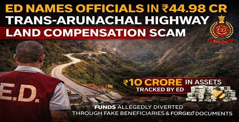 Arunachal: ED Files Fresh Charges in Rs 44.98 Cr TAH Scam