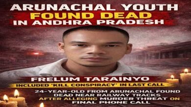 Arunachal: Tezu Youth Found Dead in Andhra Pradesh