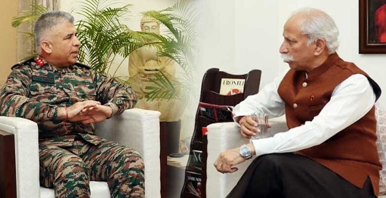 GOC 56 Div Meets Arunachal Governor