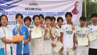 Arunachal: Hangpan Dada Trophy Concludes in Likabali
