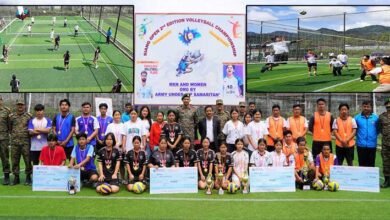 Indian Army Hosts Siang Volleyball Tournament