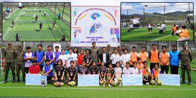 Indian Army Hosts Siang Volleyball Tournament