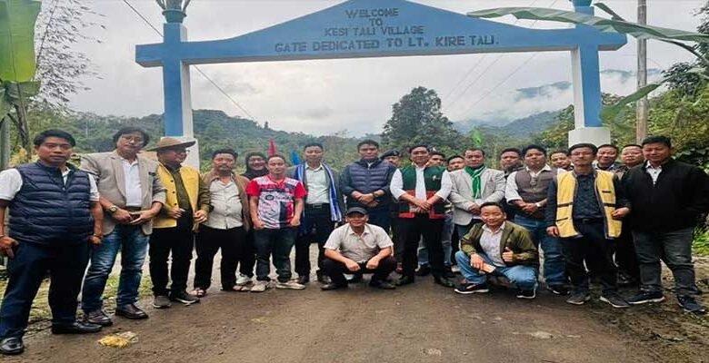 Arunachal: Kesi Tali Village Gets New Welcome Gate