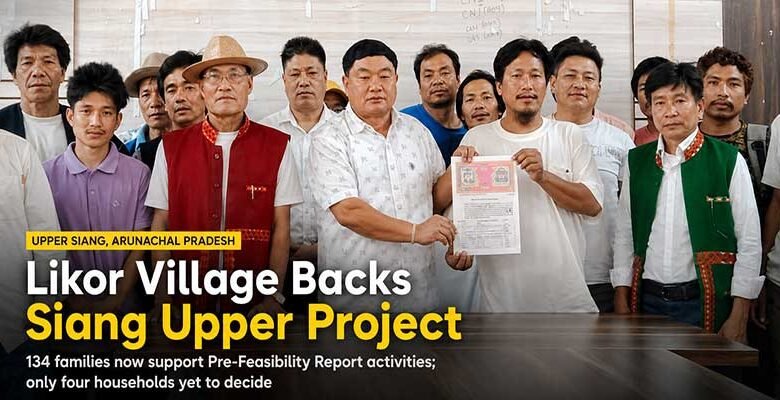 Likor Village Backs Siang Project PFR Activities