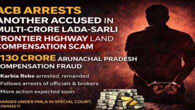 Arunachal: ACB Arrests Another Accused in Lada-Sarli Frontier Highway Scam